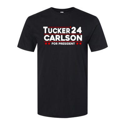 Tucker Carlson 2024 For President Softstyle CVC T-Shirt