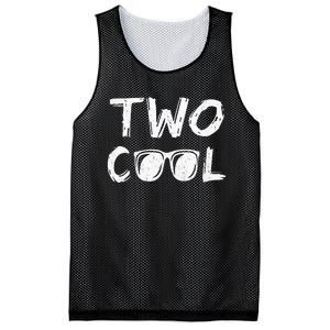 Two Cool 2nd Birthday Gift 2 Year Old Boy Second Bday Mesh Reversible Basketball Jersey Tank