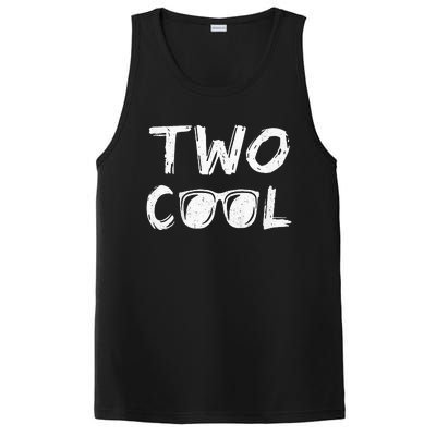 Two Cool 2nd Birthday Gift 2 Year Old Boy Second Bday PosiCharge Competitor Tank