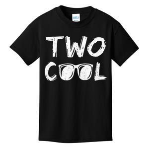 Two Cool 2nd Birthday Gift 2 Year Old Boy Second Bday Kids T-Shirt