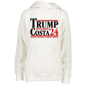 Trump Costa 24 Make America Great Mtfk Womens Funnel Neck Pullover Hood