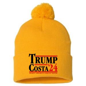 Trump Costa 24 Make America Great Mtfk Pom Pom 12in Knit Beanie