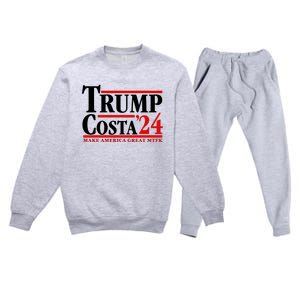 Trump Costa 24 Make America Great Mtfk Premium Crewneck Sweatsuit Set