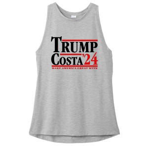 Trump Costa 24 Make America Great Mtfk Ladies PosiCharge Tri-Blend Wicking Tank