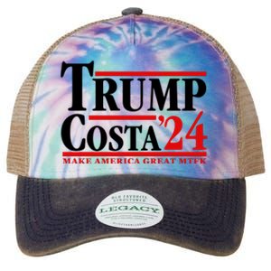 Trump Costa 24 Make America Great Mtfk Legacy Tie Dye Trucker Hat