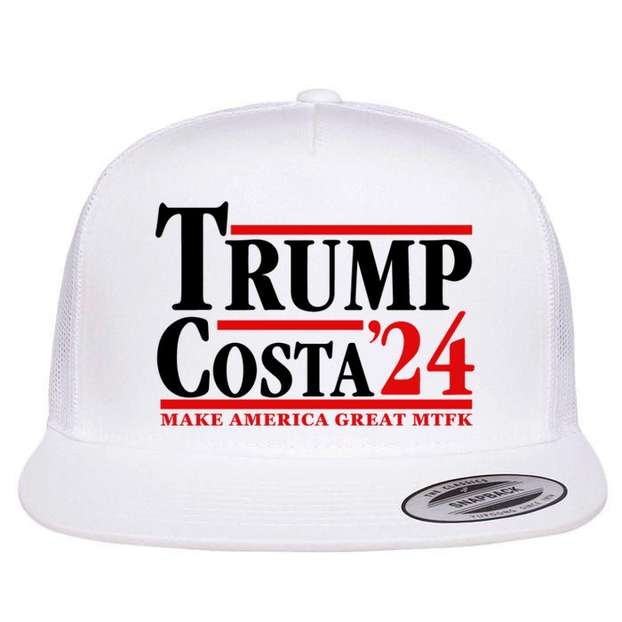 Trump Costa 24 Make America Great Mtfk Flat Bill Trucker Hat