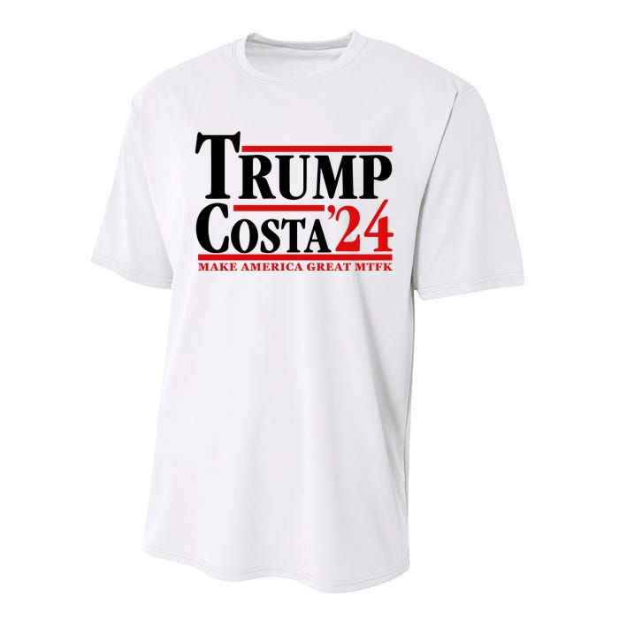 Trump Costa 24 Make America Great Mtfk Performance Sprint T-Shirt