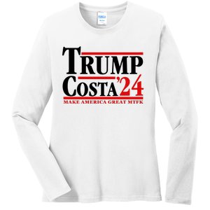 Trump Costa 24 Make America Great Mtfk Ladies Long Sleeve Shirt