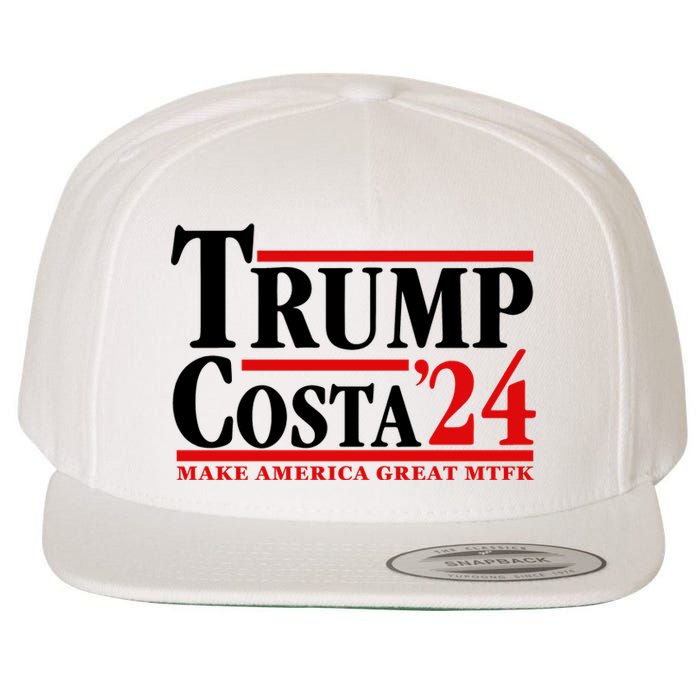 Trump Costa 24 Make America Great Mtfk Wool Snapback Cap