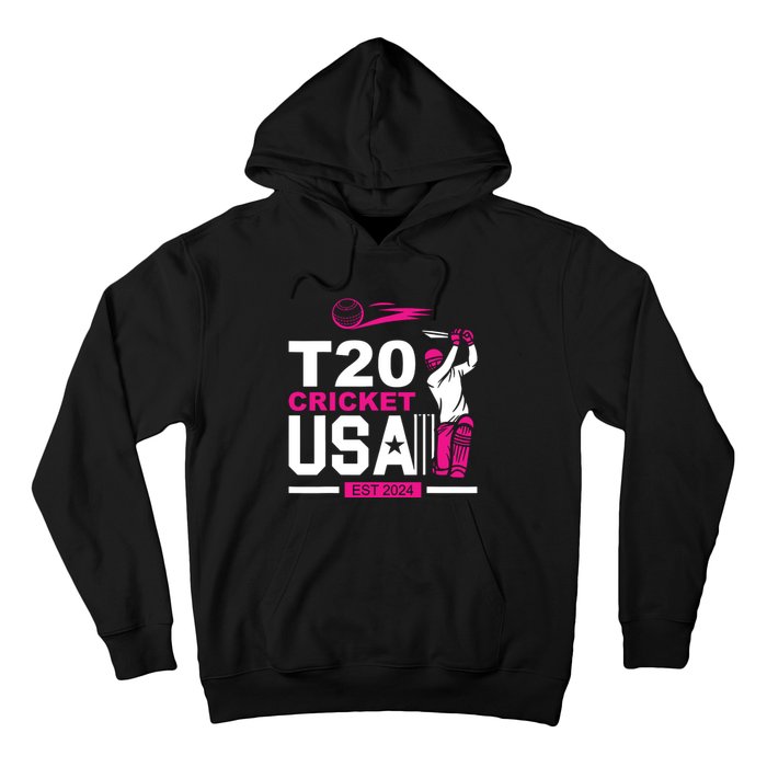 T20 Cricket 2024 Usa Cricket Fans Hoodie