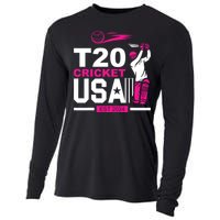 T20 Cricket 2024 Usa Cricket Fans Cooling Performance Long Sleeve Crew