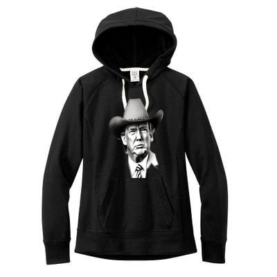 Trump Cowboy 2024 Women's Fleece Hoodie