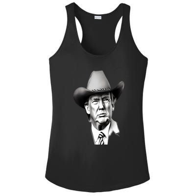 Trump Cowboy 2024 Ladies PosiCharge Competitor Racerback Tank