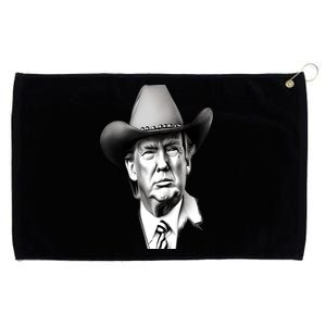 Trump Cowboy 2024 Grommeted Golf Towel