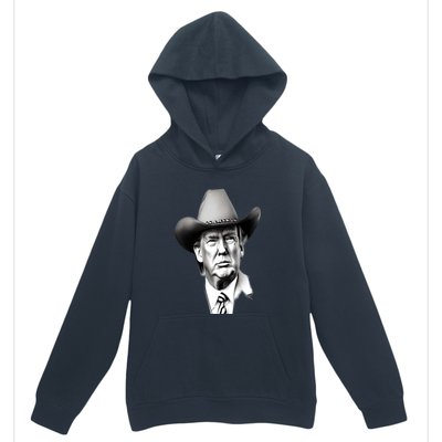 Trump Cowboy 2024 Urban Pullover Hoodie