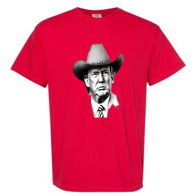 Trump Cowboy 2024 Garment-Dyed Heavyweight T-Shirt