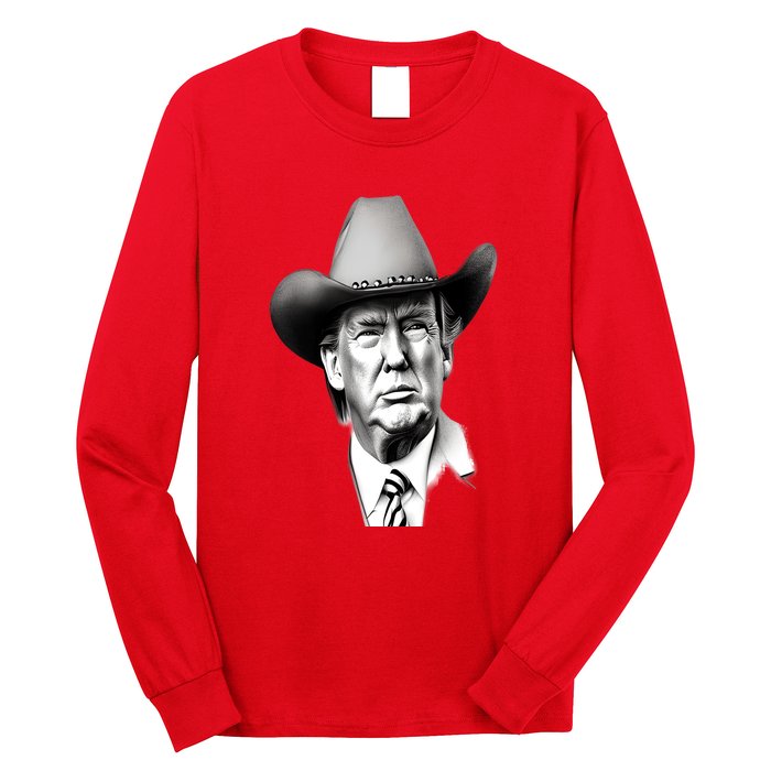 Trump Cowboy 2024 Long Sleeve Shirt