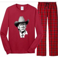 Trump Cowboy 2024 Long Sleeve Pajama Set