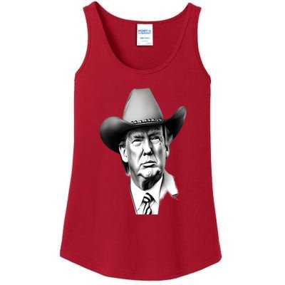 Trump Cowboy 2024 Ladies Essential Tank