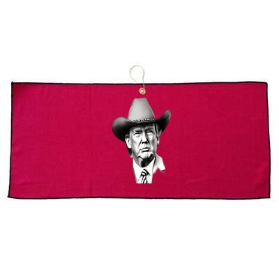 Trump Cowboy 2024 Large Microfiber Waffle Golf Towel