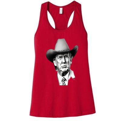 Trump Cowboy 2024 Women's Racerback Tank