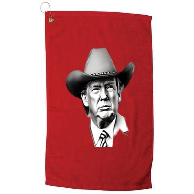 Trump Cowboy 2024 Platinum Collection Golf Towel