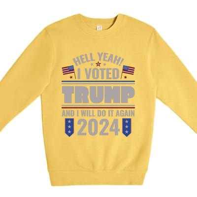 Trump Campaign 2024 Premium Crewneck Sweatshirt