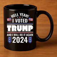 Trump Campaign 2024 11oz C Handle Ceramic Mug