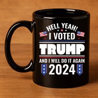 Trump Campaign 2024 11oz C Handle Ceramic Mug