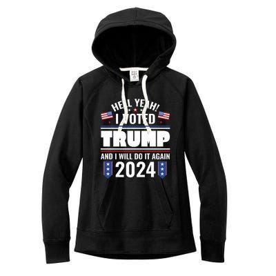 Trump Campaign 2024 Women's Fleece Hoodie