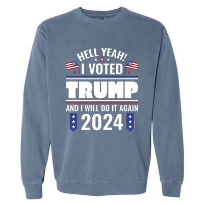 Trump Campaign 2024 Garment-Dyed Sweatshirt