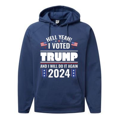 Trump Campaign 2024 Performance Fleece Hoodie