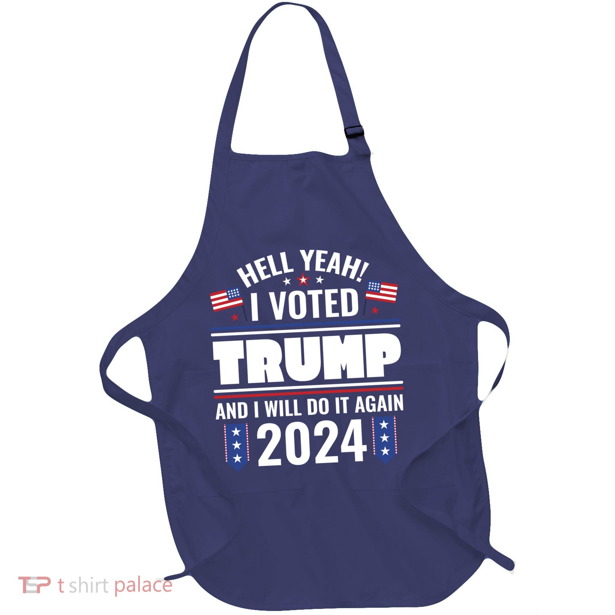 Trump Campaign 2024 Full-Length Apron With Pockets