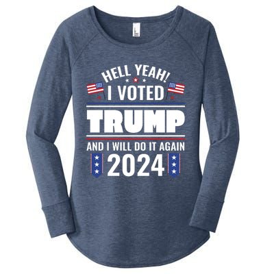 Trump Campaign 2024 Women's Perfect Tri Tunic Long Sleeve Shirt