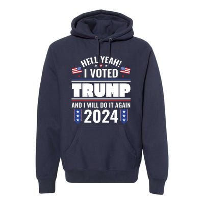 Trump Campaign 2024 Premium Hoodie