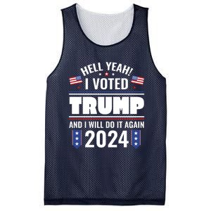 Trump Campaign 2024 Mesh Reversible Basketball Jersey Tank