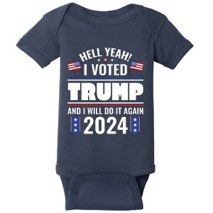 Trump Campaign 2024 Baby Bodysuit