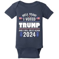 Trump Campaign 2024 Baby Bodysuit