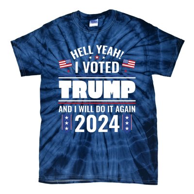 Trump Campaign 2024 Tie-Dye T-Shirt