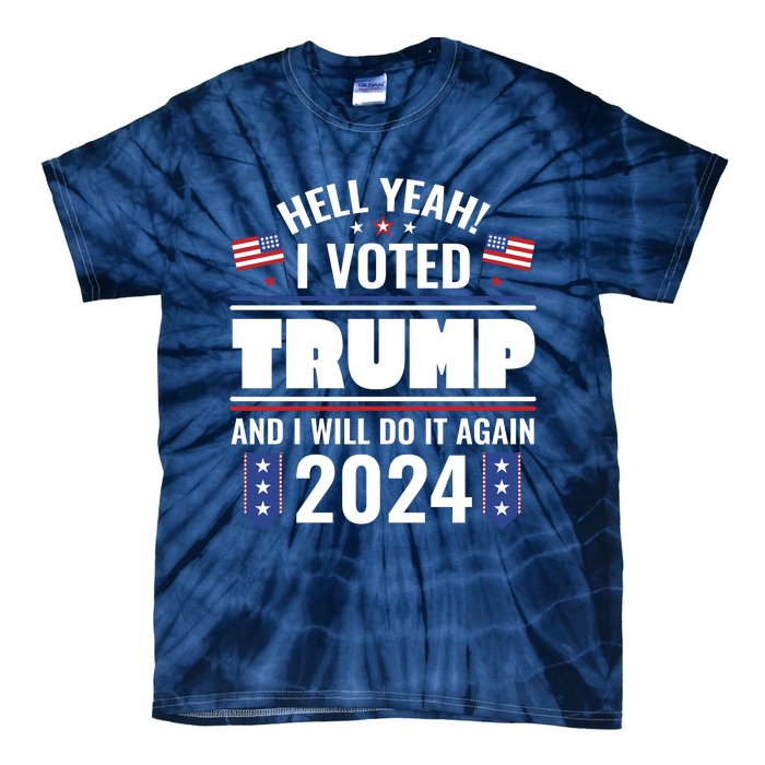 Trump Campaign 2024 Tie-Dye T-Shirt