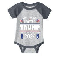 Trump Campaign 2024 Infant Baby Jersey Bodysuit