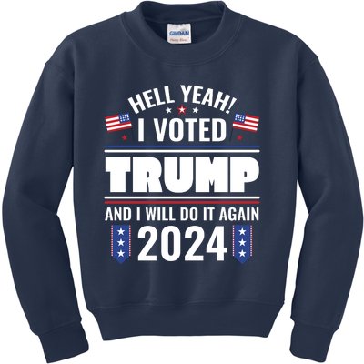 Trump Campaign 2024 Kids Sweatshirt