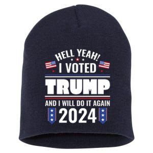 Trump Campaign 2024 Short Acrylic Beanie