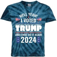 Trump Campaign 2024 Kids Tie-Dye T-Shirt