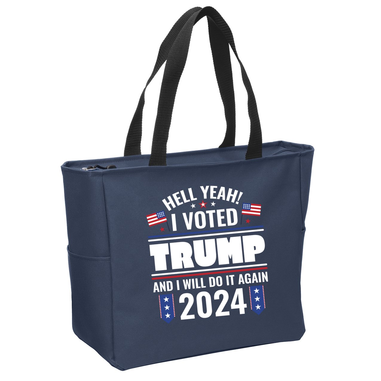 Trump Campaign 2024 Zip Tote Bag