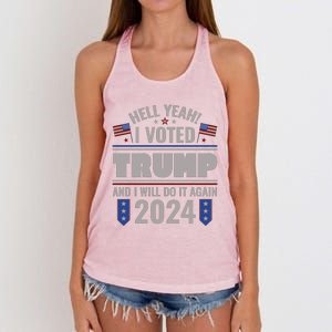 Trump Campaign 2024 Women's Knotted Racerback Tank