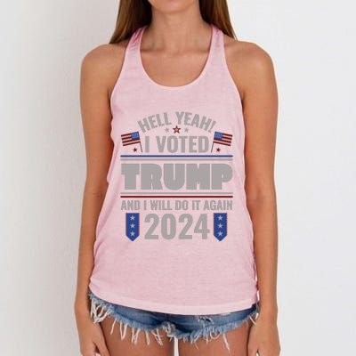 Trump Campaign 2024 Women's Knotted Racerback Tank