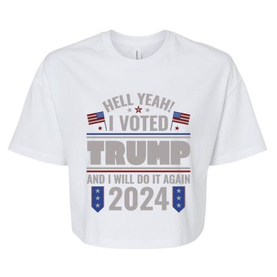 Trump Campaign 2024 Bella+Canvas Jersey Crop Tee