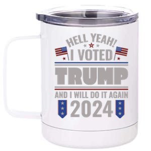 Trump Campaign 2024 12 oz Stainless Steel Tumbler Cup