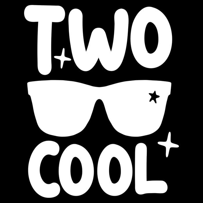 Two Cool 2nd Birthday Gift 2 Year Old Boy Second Bday 7-Panel Snapback Hat